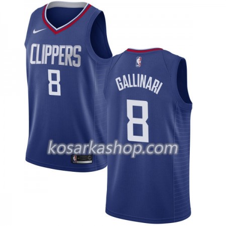 Dres Los Angeles Clippers Danilo Gallinari 8 Nike 2017-18 Plava Swingman